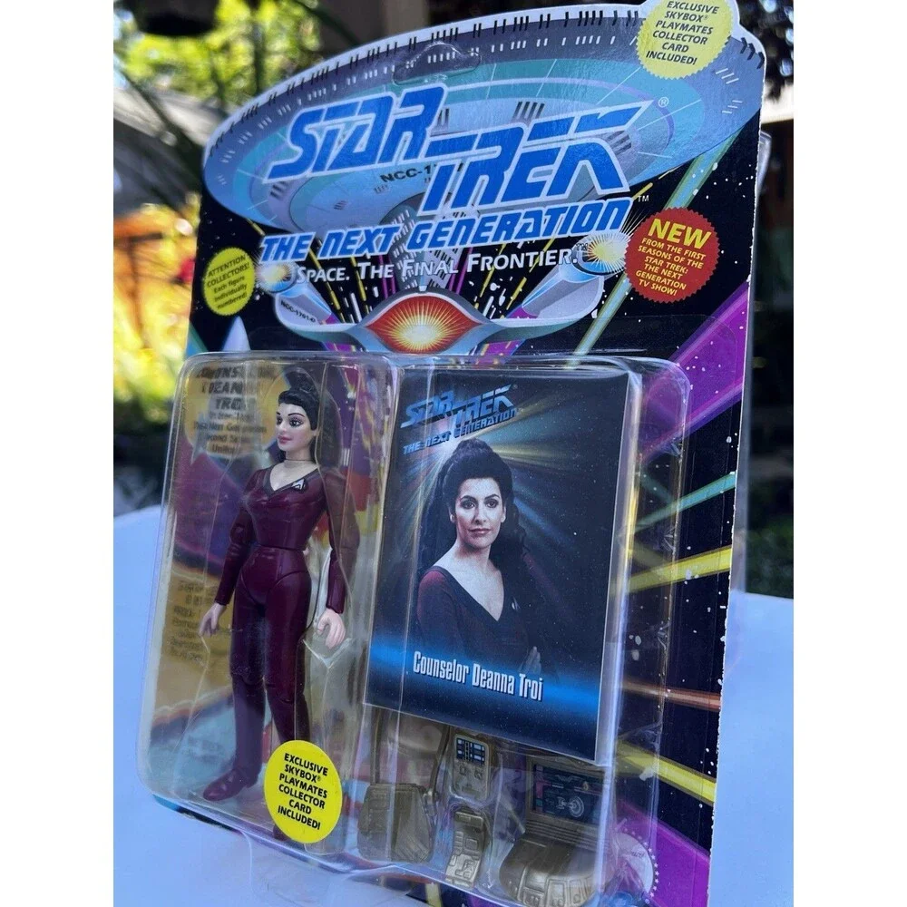 Star Trek The Next Generation Counselor Deanna Troi Figure NOS Playmates 6076
